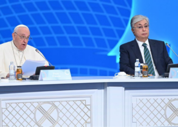 Pope Francis and The President of Kazakhstan Kassym-Jomart Tokayev